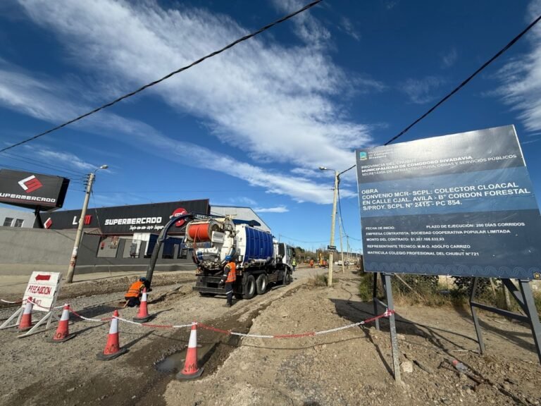 Obra clave de saneamiento: extenderán el servicio a Fracción 14, 15 y Los Bretes