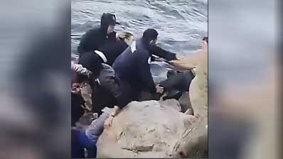 Un menor de edad se lanzó al lago Nahuel Huapi para evitar ser linchado