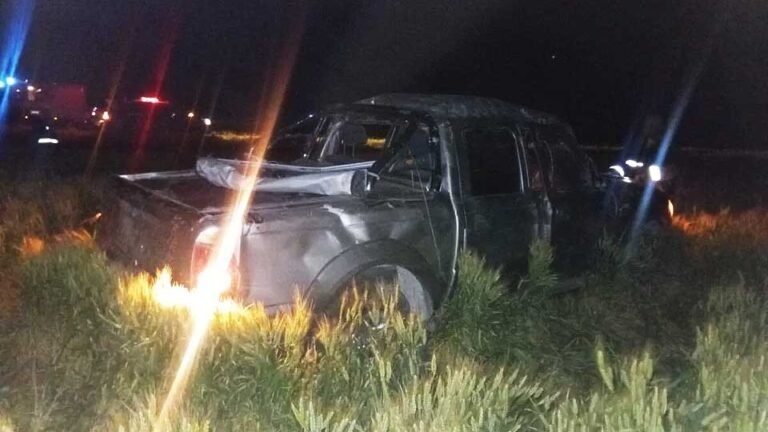 Viajaba desde Chubut y murió en un vuelco en Buenos Aires: tenía 72 años