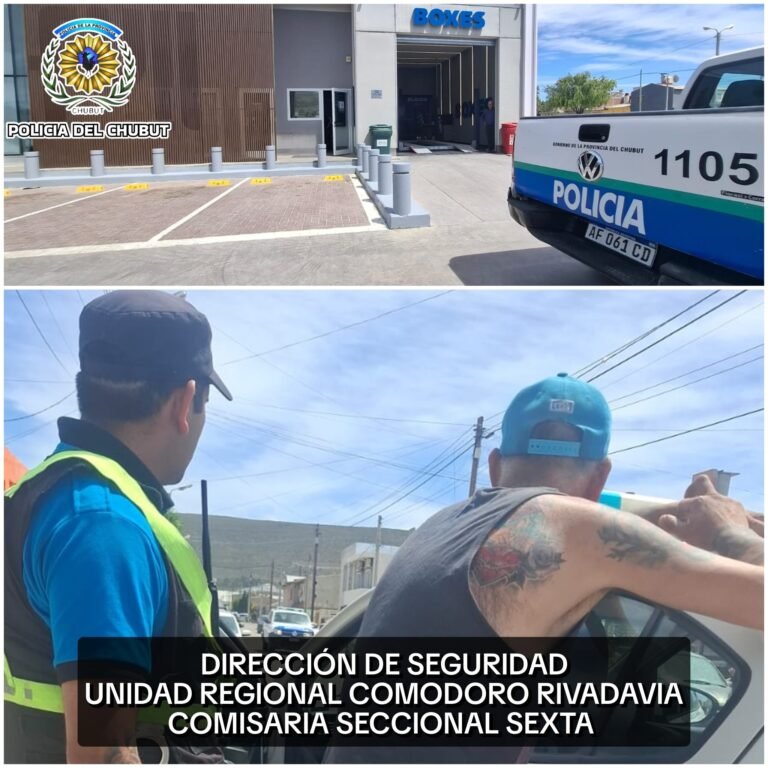 Robó dos bidones de aceite en una YPF y terminó detenido tras una persecución