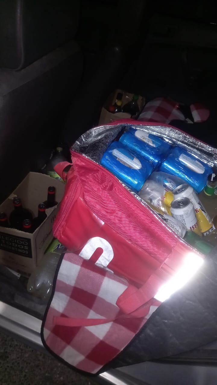Secuestraron bebidas alcohólicas a un repartidor que hacía delivery sin autorización