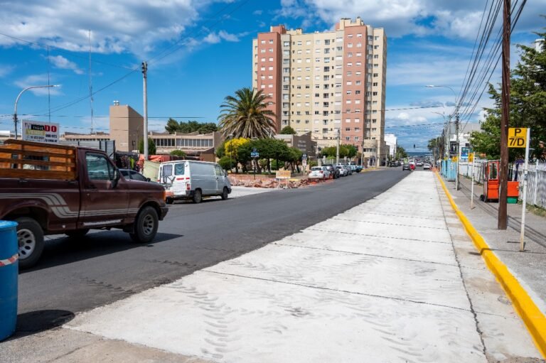 Habilitaron la calle 25 de Mayo tras los trabajos de mejora y repavimentación