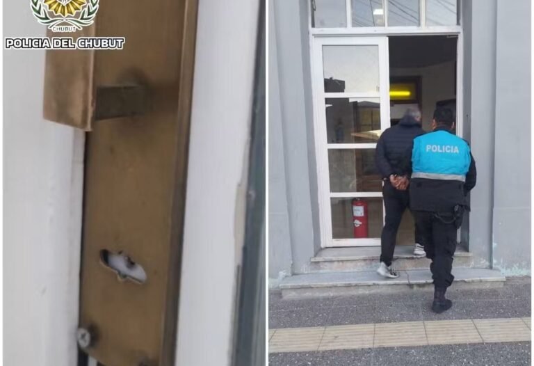Lo sorprendieron manipulando la cerradura de un local céntrico y terminó detenido
