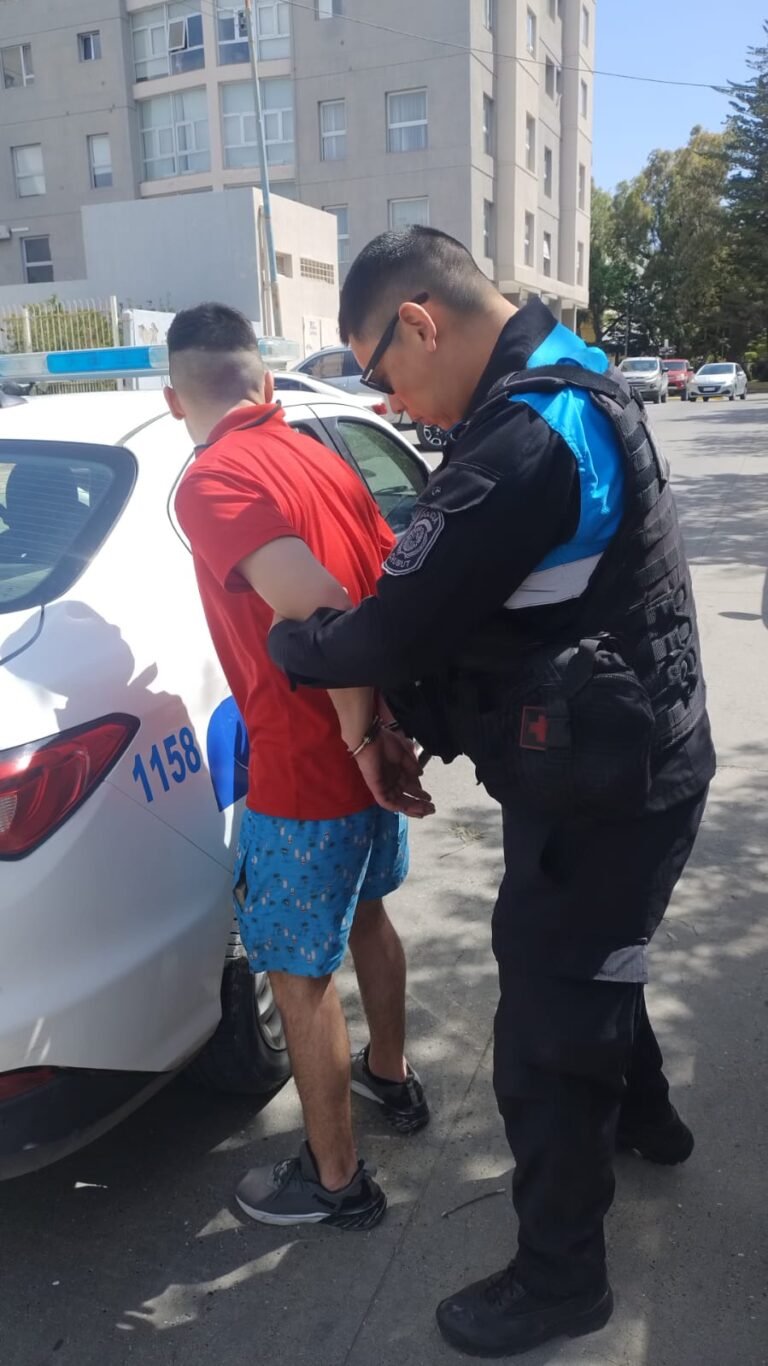 Rompió el vidrio de un vehículo, quiso llevarse una bicicleta y terminó detenido