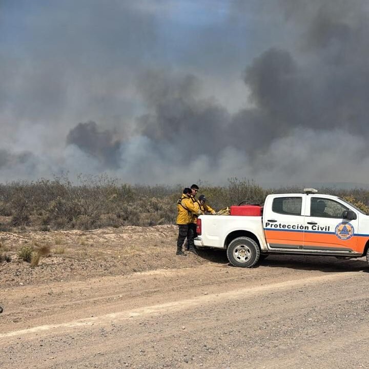 El viento reavivó un foco de incendio y refuerzan el operativo para combatirlo