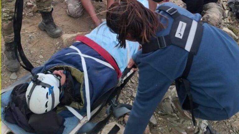 Una turista fue rescatada tras sufrir una caída en la cumbre del cerro Piltriquitrón
