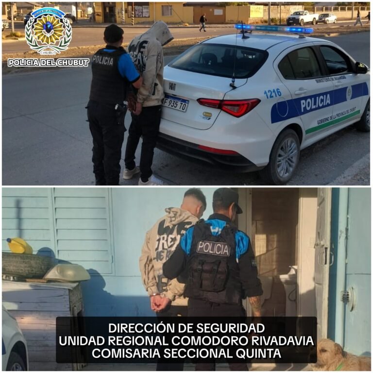 Patrullaje policial permitió detener a un hombre buscado por la Justicia