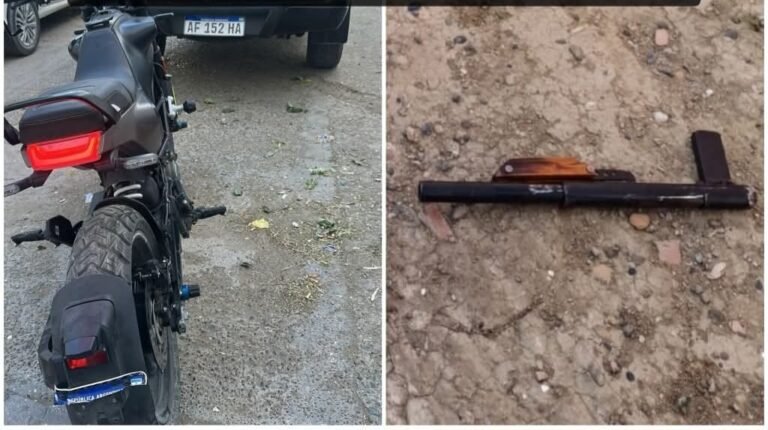 Capturan a ladrón de moto con un arma de fuego tipo “Tumbera” en el Barrio Stella Maris