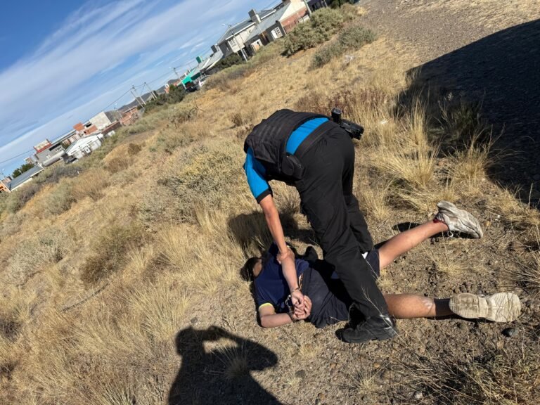 Persecución en Kilómetro 8: un ladrón de 19 años detenido tras romper la luneta de un auto