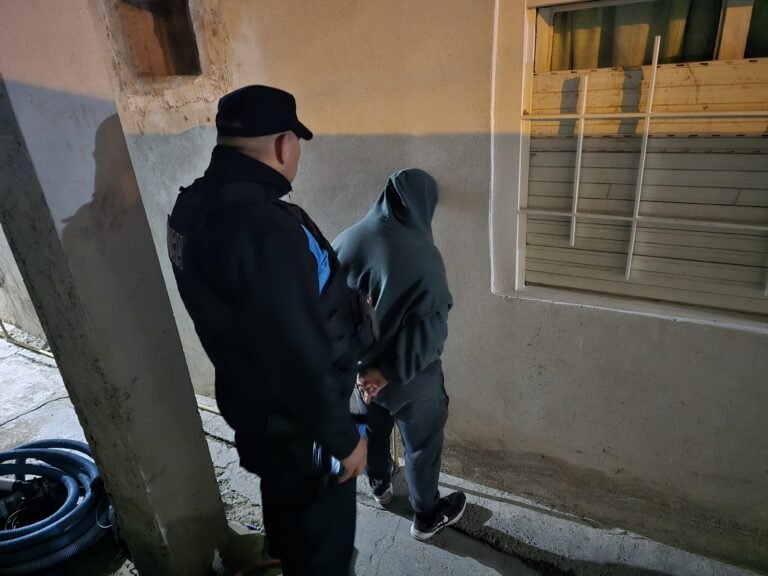 Vecino sorprendió a un ladrón en su patio