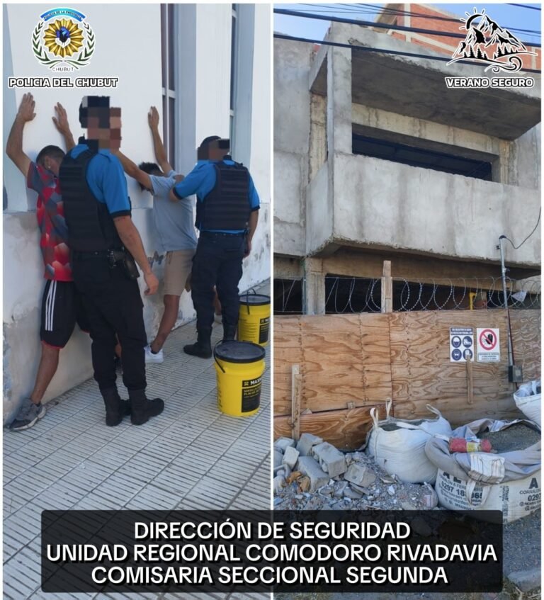 Vecinos alertaron y frustraron un robo en una obra en construcción de La Loma