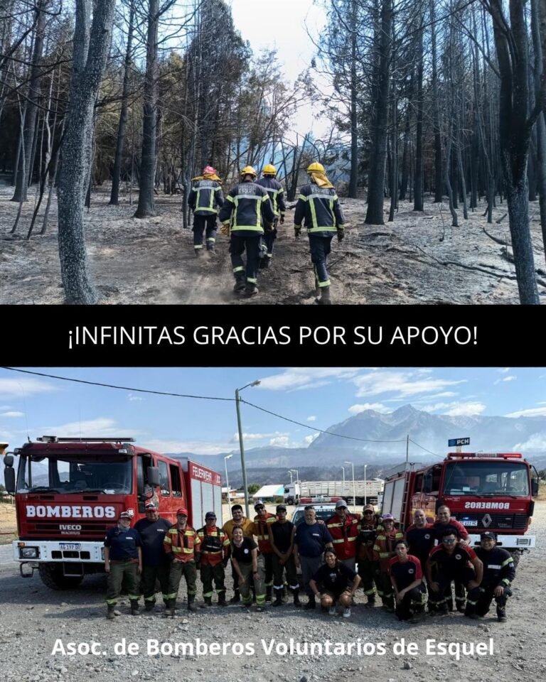 Bomberos de Esquel agradecieron el apoyo y confirmaron una recaudación cercana a los $50 millones