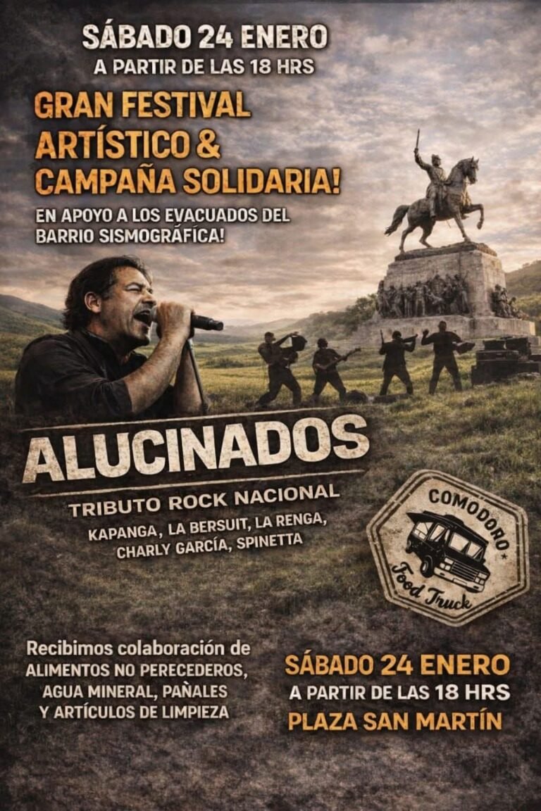 El barrio Sismográfica necesita de todos: se realizará un gran festival solidario este fin de semana