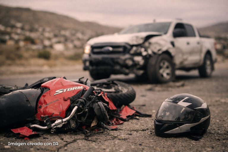 Chocó a una moto con su camioneta y deberá pagar los gastos médicos de por vida