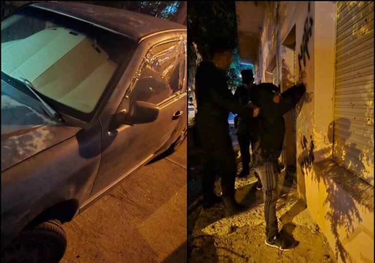 Robo, fuga y persecución: sustrajo bolsos de un vehículo y cayó a pocas cuadras