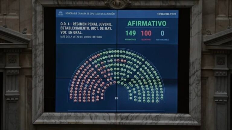 Diputados le dio media sanción a la ley que baja la edad de imputabilidad a 14 años