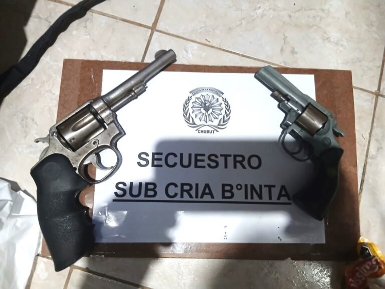 Amenazas con disparos derivaron en el secuestro de armas de fuego y drogas