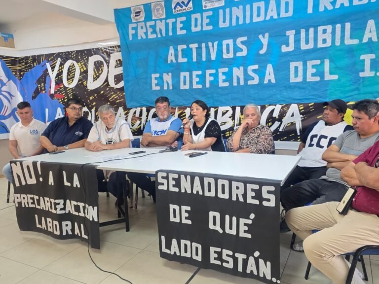 Activos y jubilados unidos contra la reforma laboral: habrá movilización este miércoles