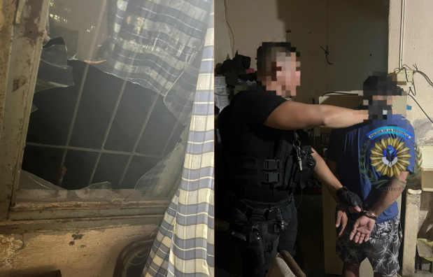 Entró a robar, atacó al dueño y terminó detenido dentro de la vivienda