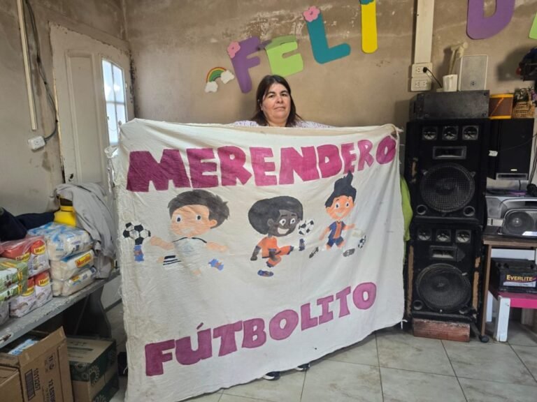 El merendero “El Fútbolito” pide ayuda a la comunidad con donaciones para las familias del barrio