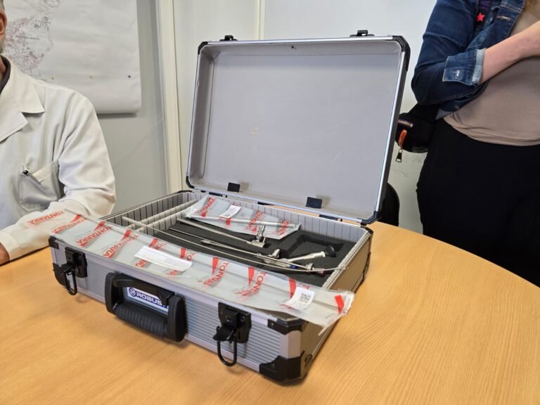 Donación millonaria para el Hospital Regional: incorporan un litotriptor neumático