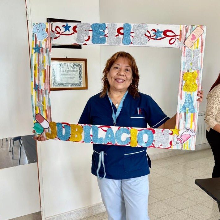 Una vida al servicio de la salud: se jubiló la enfermera Raquel Mendieta en el Hospital Alvear