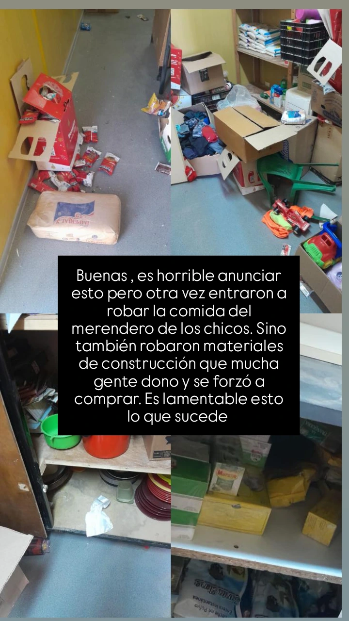 Otra vez robaron en el Club Stella Maris: se llevaron alimentos del merendero