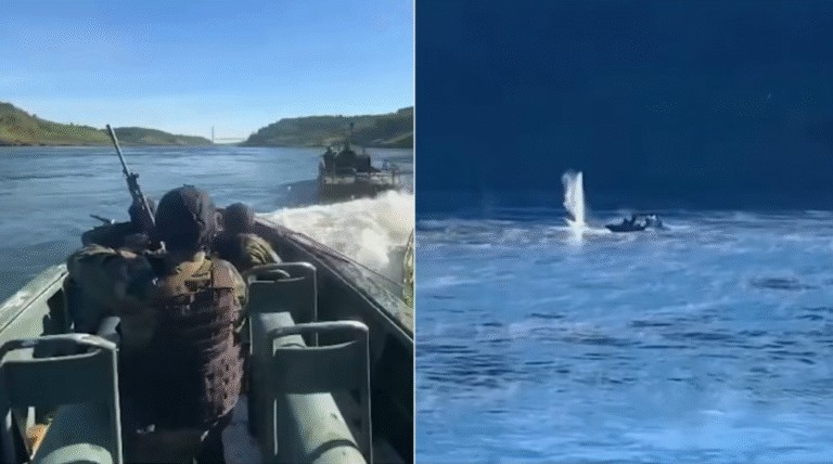 El feroz enfrentamiento a tiros entre Prefectura y un grupo de contrabandistas en el río Paraná