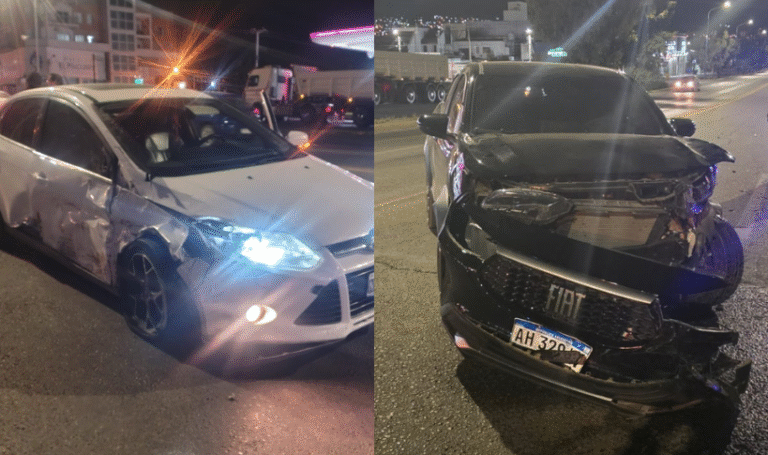 Manejaba sin licencia y protagonizó un fuerte choque en Yrigoyen y Roca