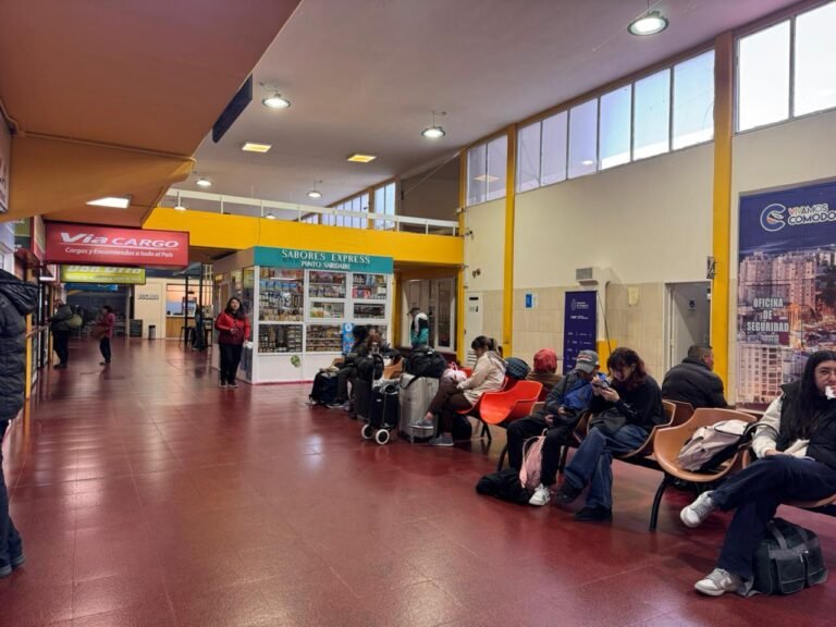 Baja demanda en la Terminal: las ventas no superan el 40% en el fin de semana largo