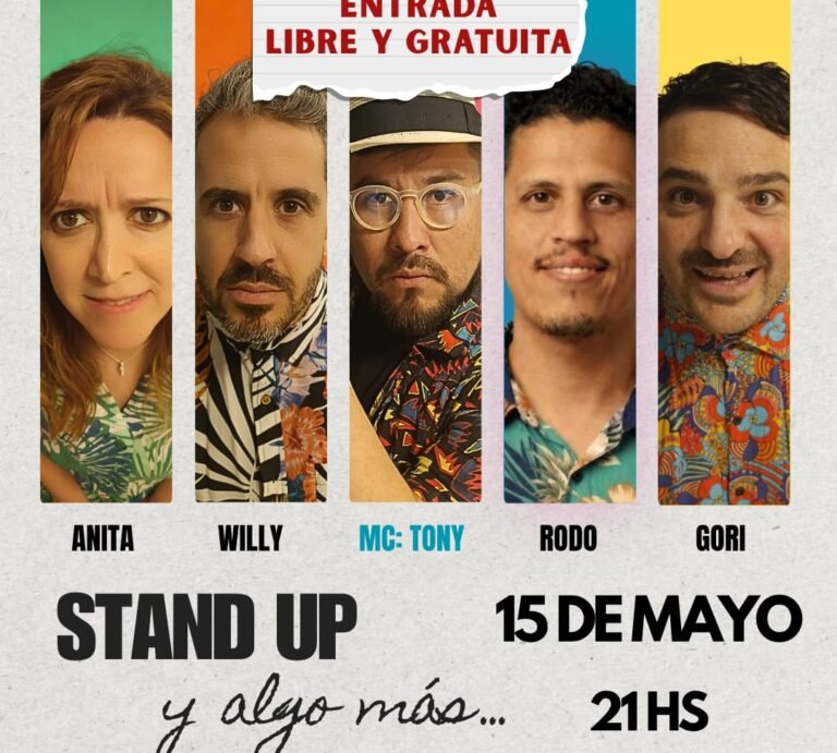 El humor llega al Centro Cultural con el espectáculo “Stand Up y algo más…”