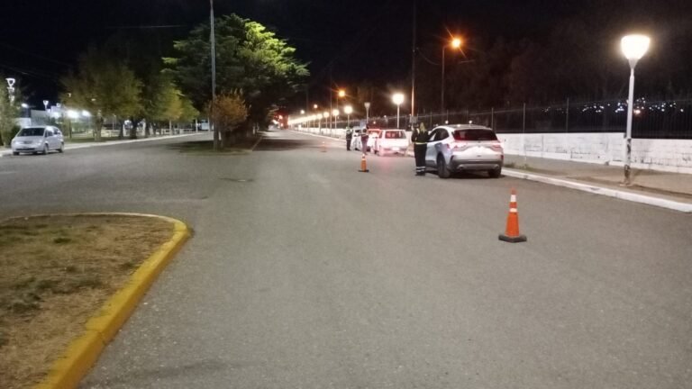 Más de 60 vehículos controlados en un operativo: cinco alcoholemias positivas