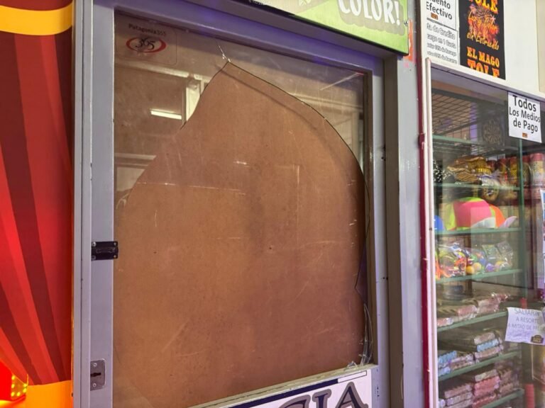 Destrozos y robo en dos galerías céntricas: hallaron un cuchillo y manchas de sangre