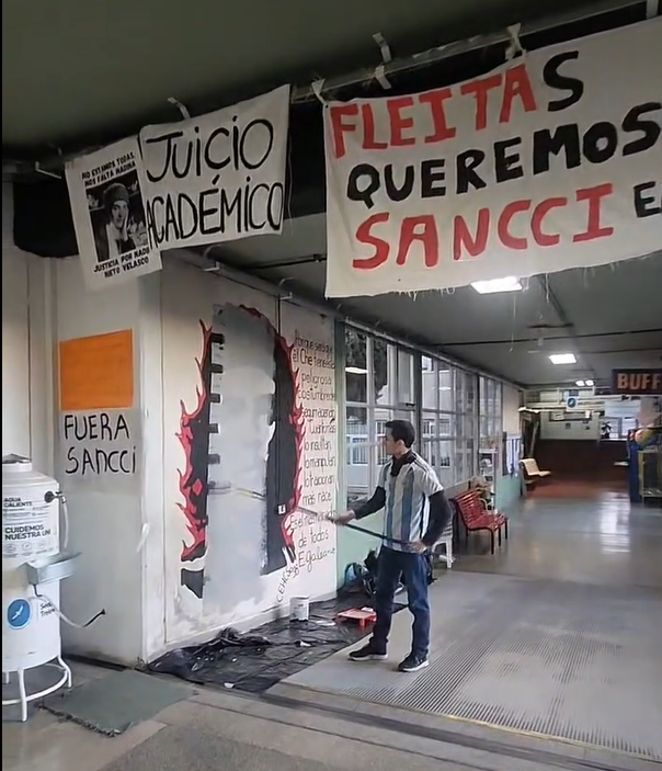Repudio en la UNPSJB: denuncian vandalismo y agresiones en la sede Trelew
