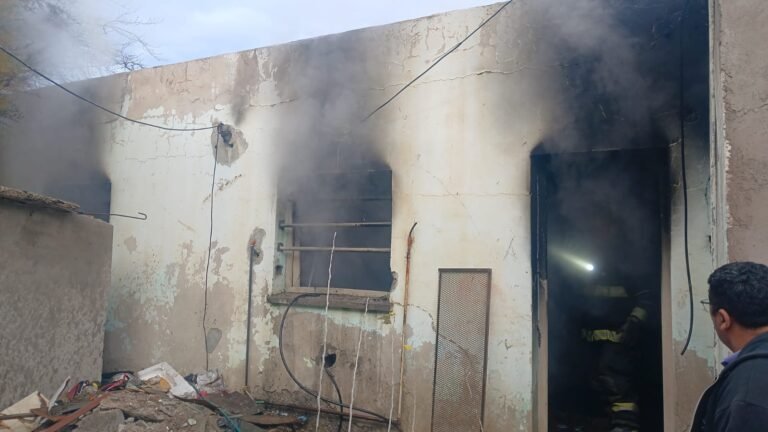 Incendio de una vivienda deshabitada: sospechan de intencionalidad tras un desalojo