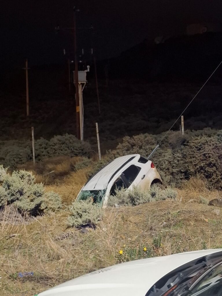Una camioneta sufrió un despiste en Km 4