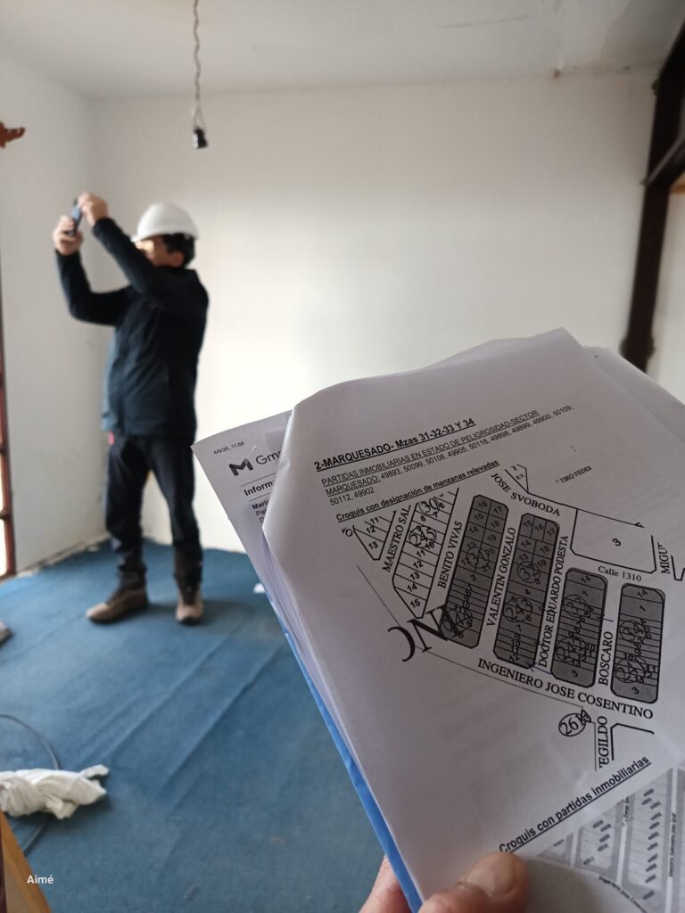 Inspeccionan viviendas de El Marquesado y Los Tilos para evaluar riesgos edilicios
