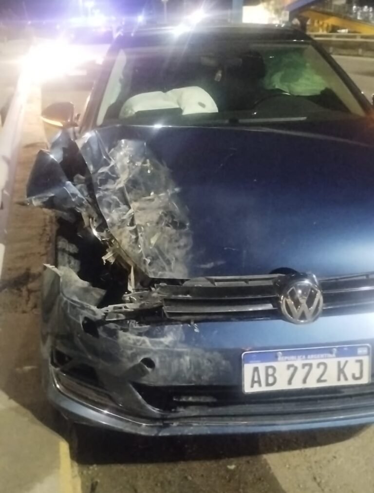 Accidente en Ruta 3: dos vehículos protagonizaron un choque