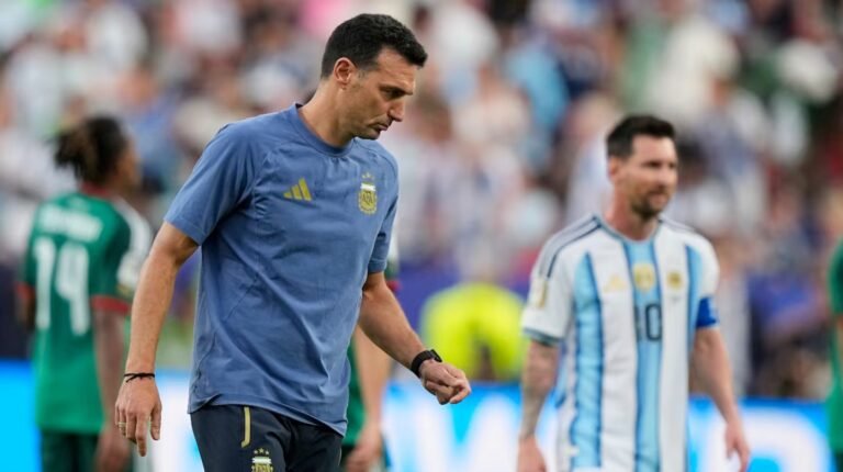Scaloni mantendrá a Almada como titular y hará un solo cambio frente a Austria