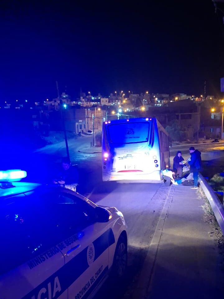 Una mujer se cayó al bajar del colectivo y terminó en el hospital