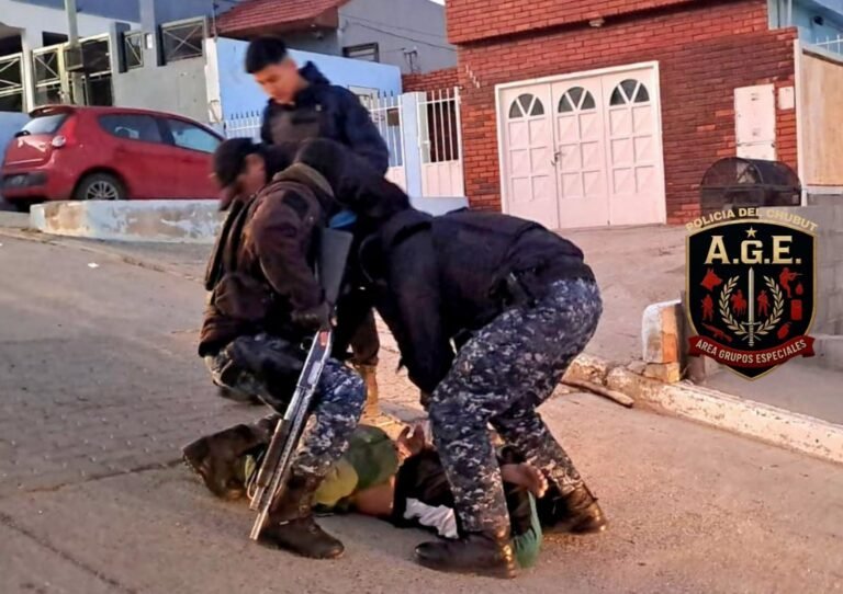 Escapaba con un televisor robado y terminó inmovilizado por la dueña