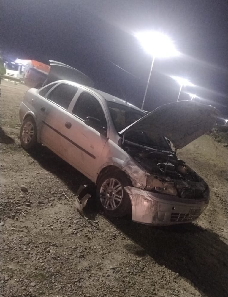 Choque en Ruta 3: una conductora fue multada por manejar sin licencia