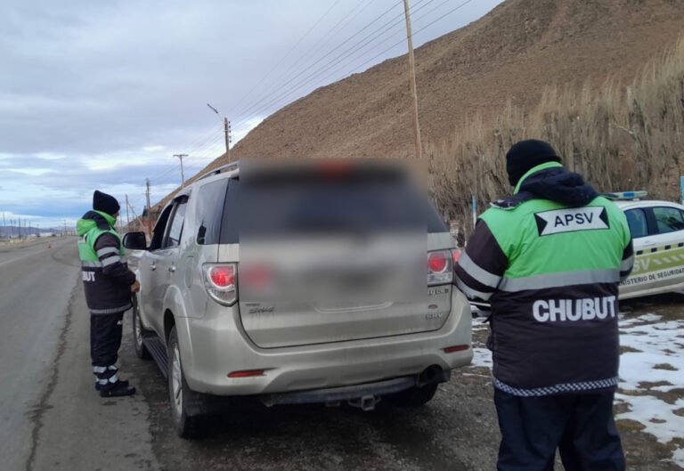 Detectaron a 15 conductores alcoholizados en Comodoro durante controles viales