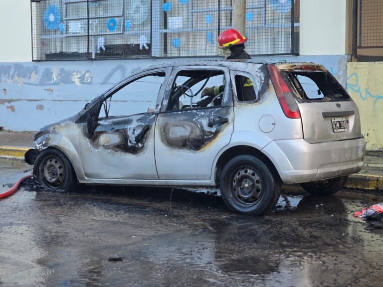 Bomberos sofocaron las llamas de un vehículo: investigan las causas