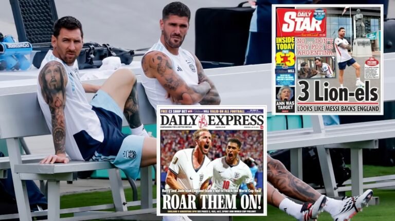 Así reflejan los diarios ingleses la semifinal ante Argentina