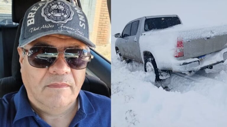 El relato del hombre que pasó 44 horas atrapado en una camioneta a -22° en Santa Cruz