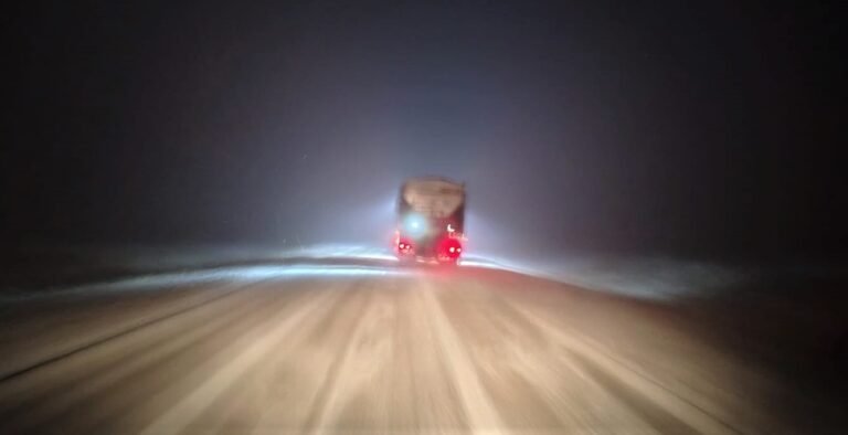 Rutas 3 y 26: calzadas resbaladizas, nieve y niebla complican la circulación