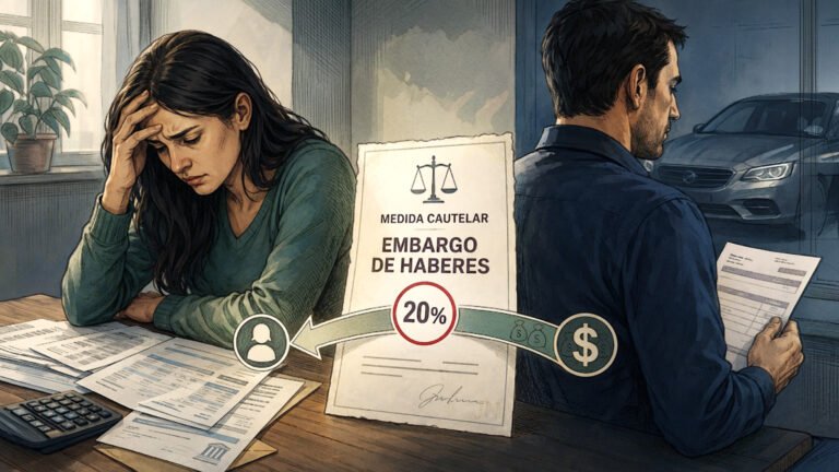 Embargaron el sueldo de un hombre para proteger a una mujer de la violencia económica