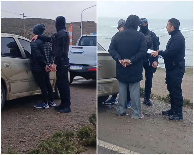Tenían antecedentes policiales en Comodoro y fueron atrapados tras desvalijar una vivienda en Caleta Olivia