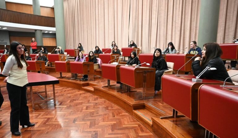 80 estudiantes de Comodoro visitaron la Legislatura del Chubut